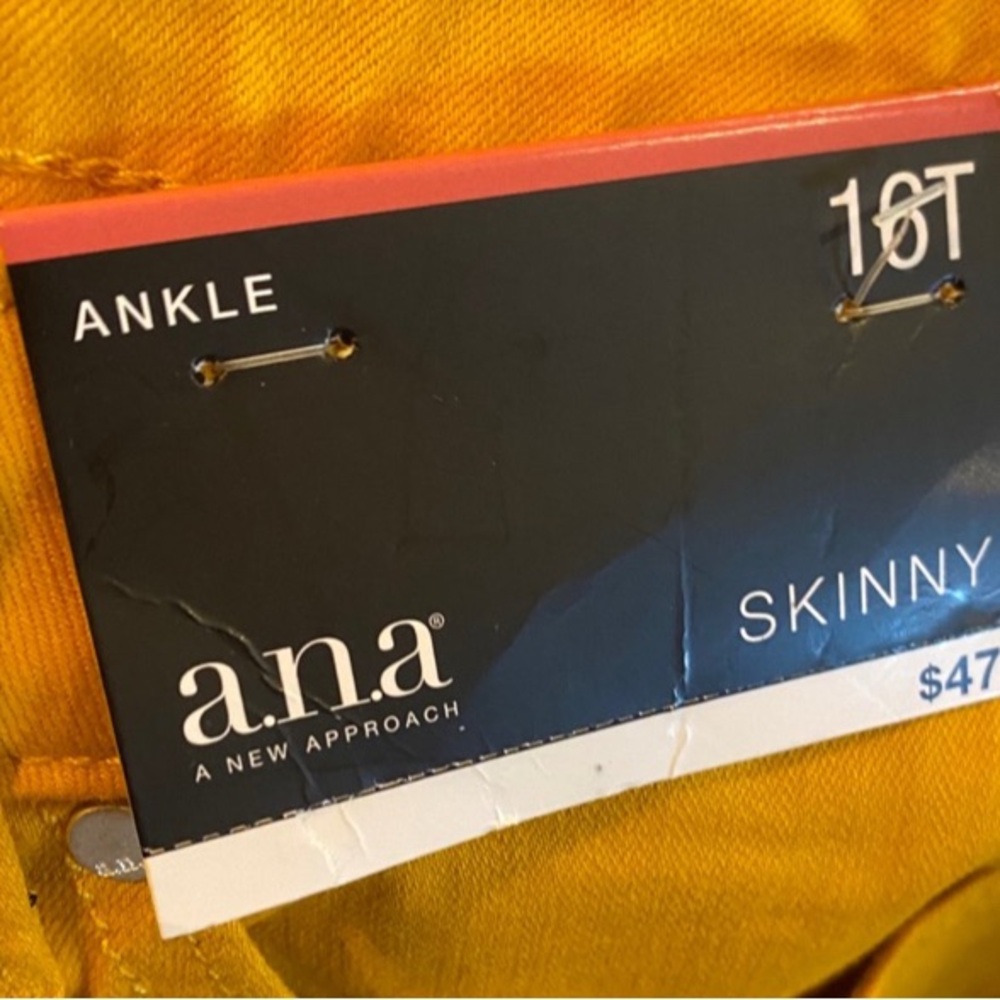 NWT a.n.a. Jeans-16T (Mustard) - Picture 3 of 3